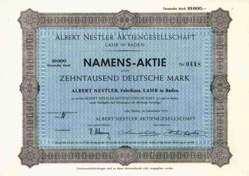 Albert nestler 1952 lahr - ag,