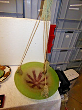 WMF Ikora Deckenlampe Grün-Weiss-Rot Craquelen Ø 49 cm Bauhaus Design, 25301