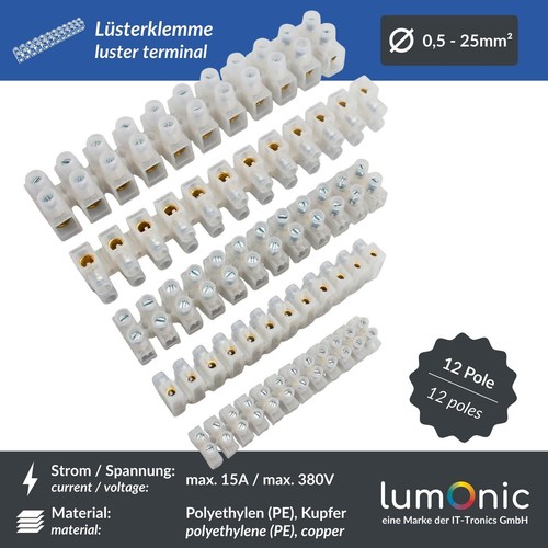 Lüsterklemme 15a 30a - lüsterklemme,
