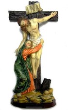 Jesus am Kreuz mit Maria