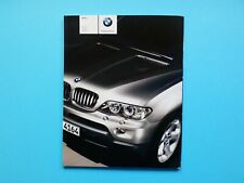 Prospekt / Katalog - BMW X5 E53 - 3,0i, 4,4i, 4,8is und 3,0d - 2/2004