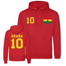 Herren Ghana Hoodie Trikot