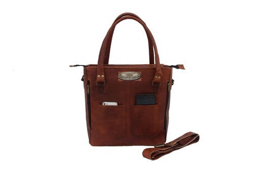 Vintage leder beuteltasche - vintage,