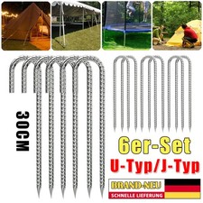 6x Bodenanker Erdanker Stahl