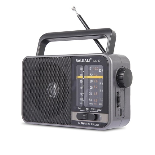 Tragbares ukw radio mit - tragbares, ukw/mw