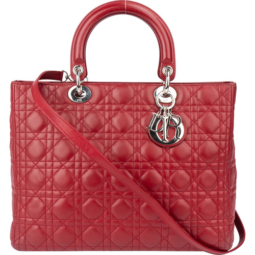 Christian dior quilted leather - quilted,