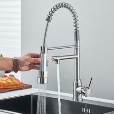 Edelstahl Küchenarmatur mit