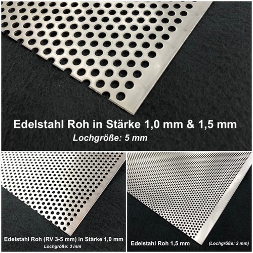 Lochbleche edelstahl blank - edelstahl,