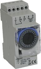 Mechanische Zeitschaltuhr 230V mit Gangreserve für Hutschiene / Verteiler