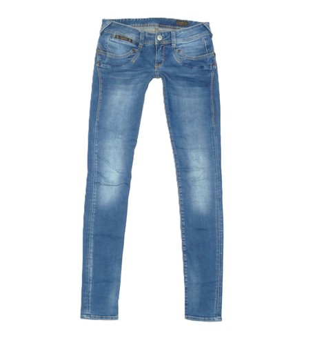 Herrlicher piper slim - piper, blau
