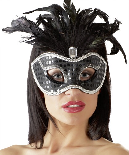 Maske schwarz - in,