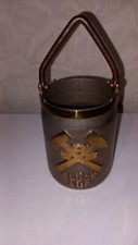 Gefäß / Abteufkübel , Bergbau / GLÜCK  AUF , Bronze (3)