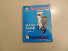 1993 1994 Werkstatthandbuch JOHNSON Evinrude Außenborder  60 65 70 PS 