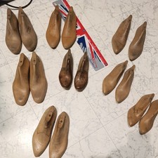 8 Paar alte Schuhleisten / Schusterleisten Holz  G. Hartmann Stempel