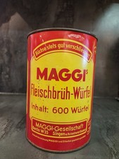 Maggi Blechdose Fleischbrüh-Würfel 600 Stück Originalverpackung Antiquität