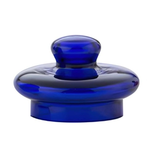 Deckel für blaues glas - deckel,