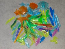 Lego tranparente Schwerter Stäbe Elemente Ninjago Nexo Samukai Waffen kg