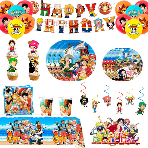 One piece party deko set - one,
