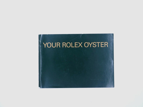Rolex oyster booklet usa von - -,