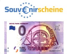 0 Euro Schein XEAQ 2020-1 MOVIE PARK GERMANY