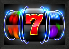 Spielautomat Casino gerahmtes