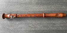 Alte Holz-Blockflöte wahrscheinlich von „Herwiga“