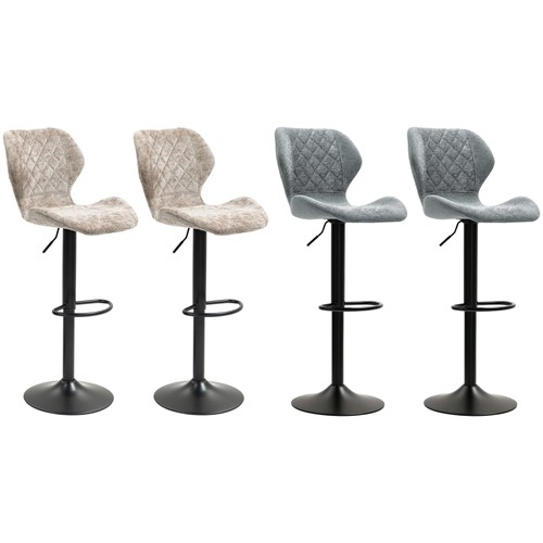 Homcom barhocker 2er set - homcom, 2er-set