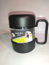 10 mal Reisenapf für Hunde, Lunch Box 4 in 1, Futterbox, Neu, Restposten