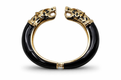 Armreif klapp armband schwarz - klapp-armband,
