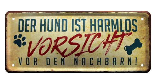 Blechschild lustige sprüche - blechschild,