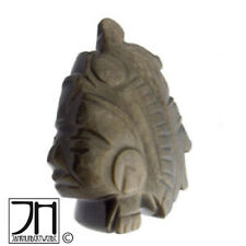 Obsidian Stein Figur Mexiko Gott Gottheit Skulptur Maya Inka stone figure
