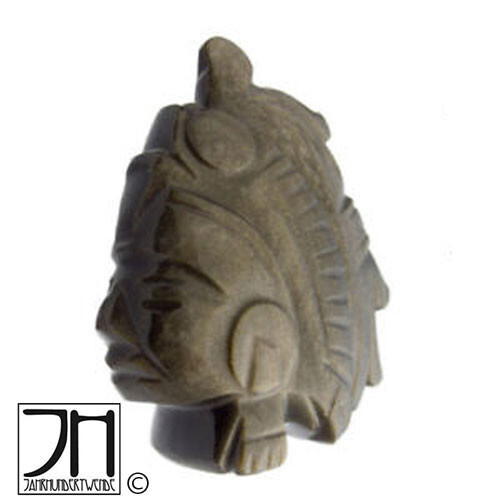Obsidian stein figur - obsidian, mexiko