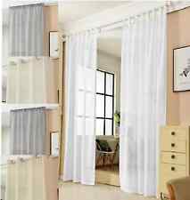 Gardine transparent Leinen Optik Stores Farbe Größe