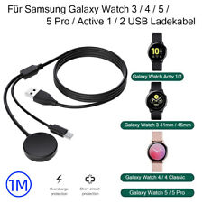 2in1 Induktive Ladegerät Für Samsung Galaxy Watch 3 / 4 / 5 / 5 Pro / Active 1/2