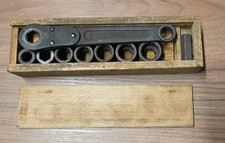 DDR Werkzeug Alter Nusskasten FRAMI Ca. 1938 in Holzbox #406