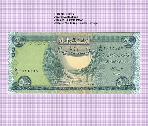 Irak iraq 500 dinars unc - irak,