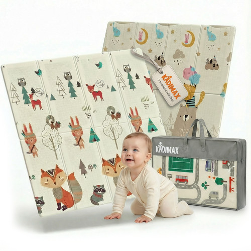Kidimax krabbelmatte 180x200 - kidimax®,