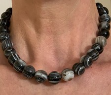 Kette aus echten Achatkugeln