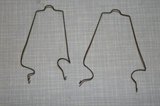 Röhrenbefestigungs-Klammern für ECLL800 Röhren (Paar) - Grundig Stereomeister 35