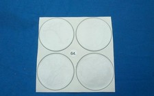 4x Silber Embleme für