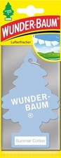 WUNDERBAUM Summer Cotton Das Original Duftbaum,Lufterfrischer,Autoduft,Aroma