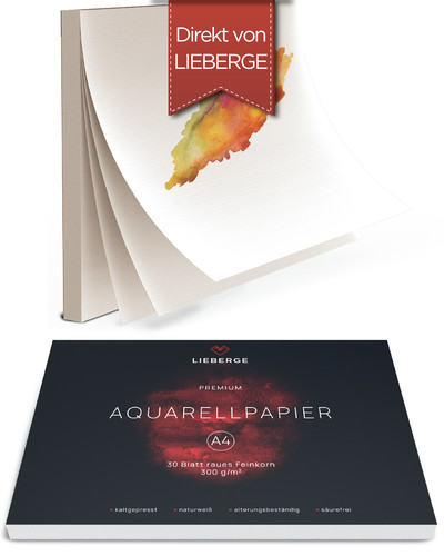 Aquarellpapier 300g made - aquarellpapier, |