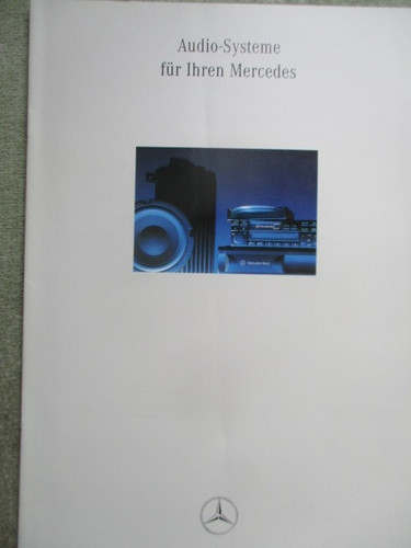 Mercedes benz audio - benz, audio-systeme