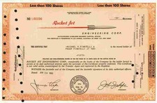 Rocket Jet Engineering Corp. 1962 Glendale California ViacomCBS Grand Rapids ##