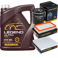 Inspektionspaket MANNOL Legend Ultra 0W-20 5L für KIA Rio IV 1.25 1.4 Stonic