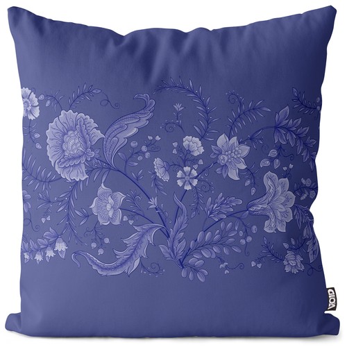 Blumendekor blumen muster blau - blumendekor,