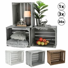 1/3/36x Obstkiste Weinkisten