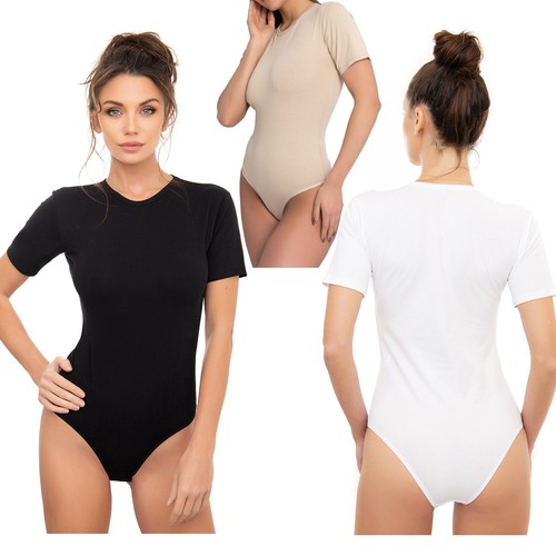 Avely damen body kurzarmbody - body,