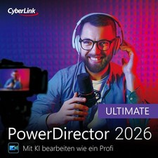 Cyberlink PowerDirector 2026 Ultimate / 1PC / Dauerlizenz / KEY (ESD)