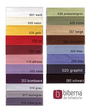 Biberna warme Biber Spannbettlaken 180 - 200 x 200 cm in 19 Farben